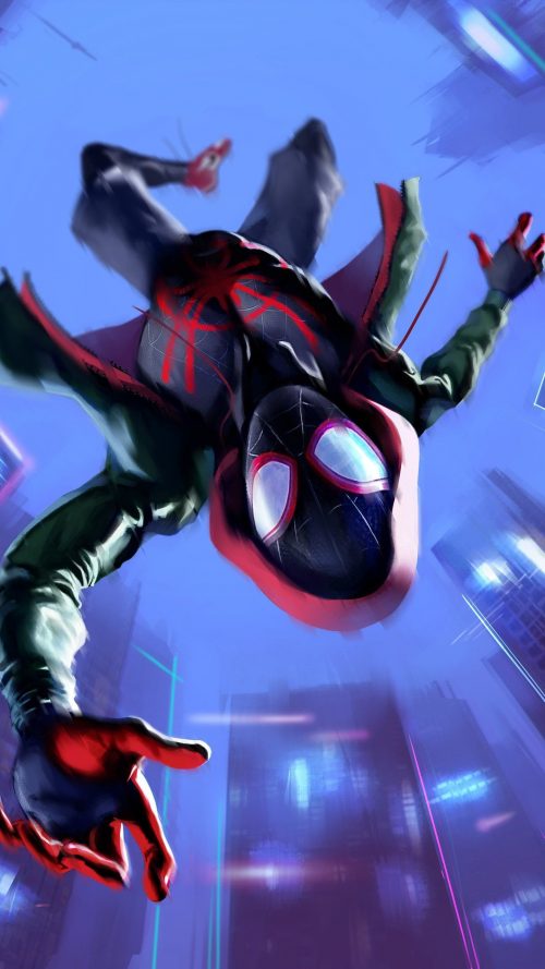 spider man into the spider verse phone wallpapers