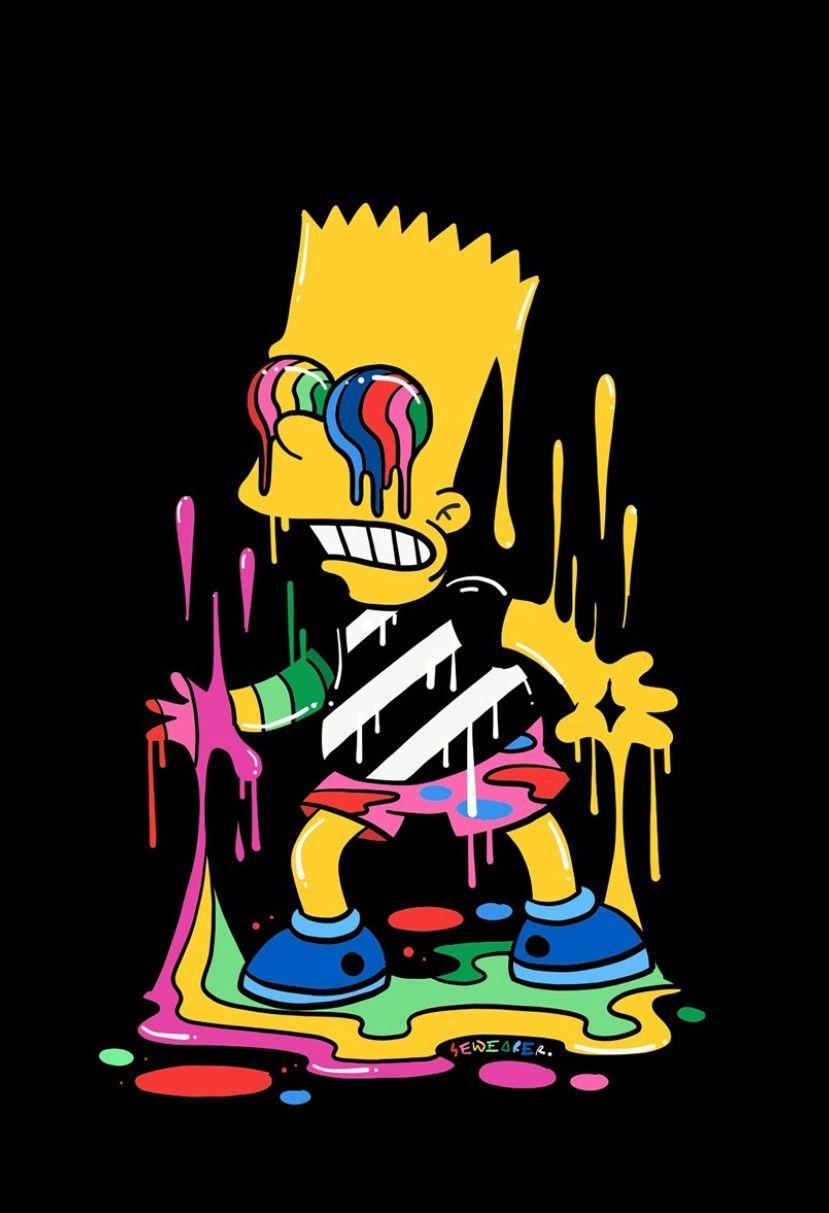 Download Bart Simpson Swag Iphone Theme Wallpaper