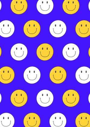 Blue Smiley Face Wallpaper - NawPic