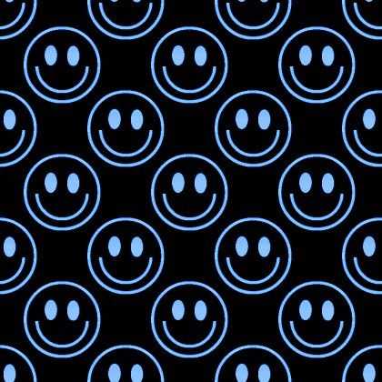 Download Adorable Blue Psychedelic Dripping Aesthetic Trippy Smiley Face  Wallpaper  Wallpaperscom