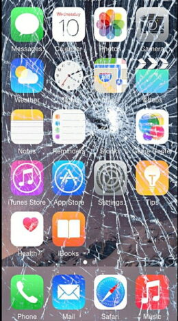 Broken Screen Wallpaper