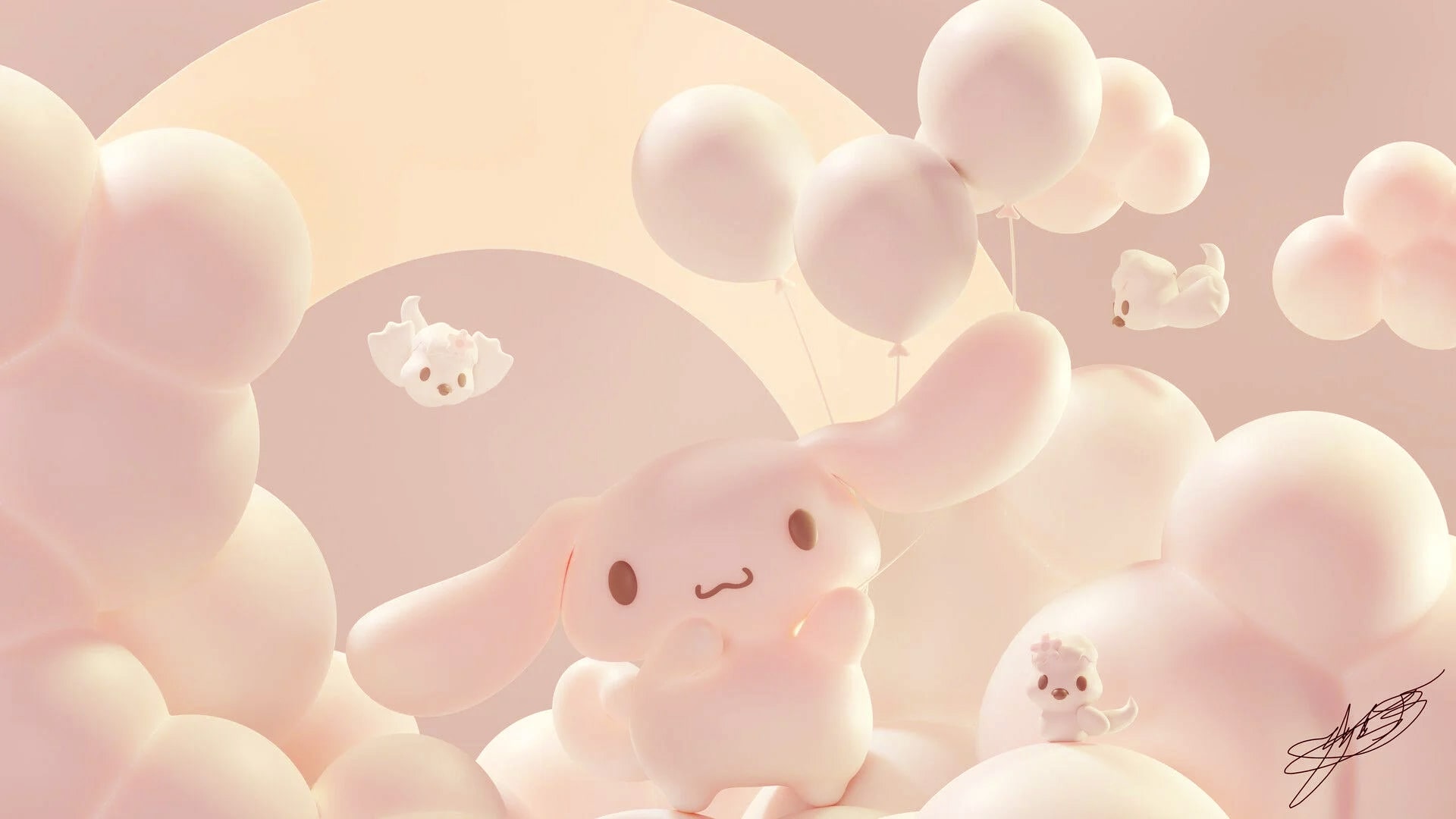 Download Cute and Sweet  Experience the Charm of Cinnamoroll on the Latest  Laptop Wallpaper  Wallpaperscom