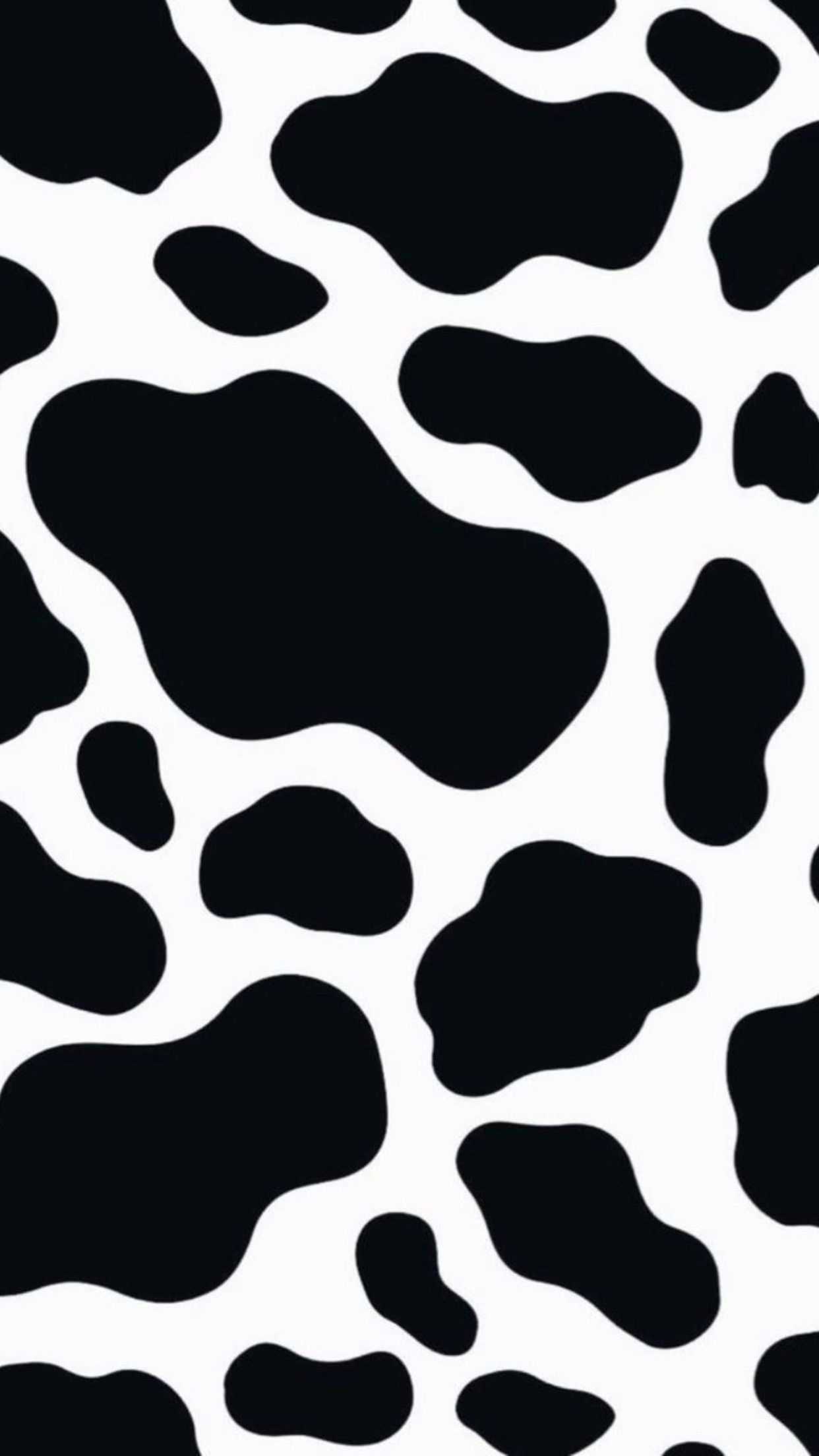 Cute texture of simple white and black cow  Stock Illustration  74860375  PIXTA
