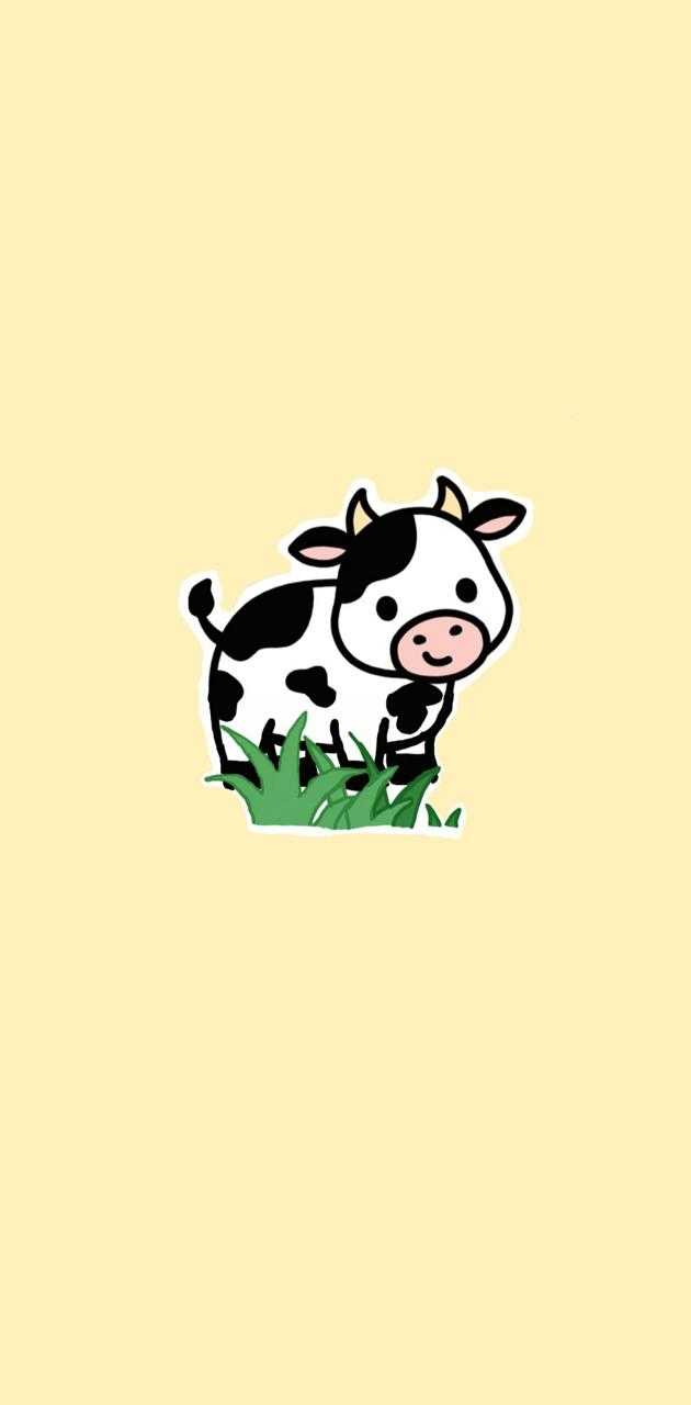 Premium Vector  Seamless pattern with cute cows background with farm  animals wallpaper packaging flat vector illustration