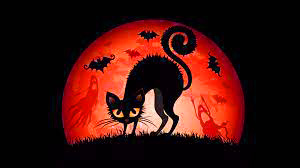 Halloween Cat Wallpaper