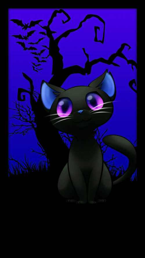 Halloween Cat Wallpaper