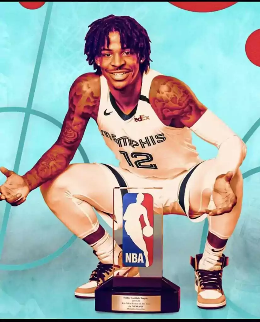 Ja Morant Poster Dunk Wallpaper NBA Grizzlies Basketball  The First  Dreamer Store