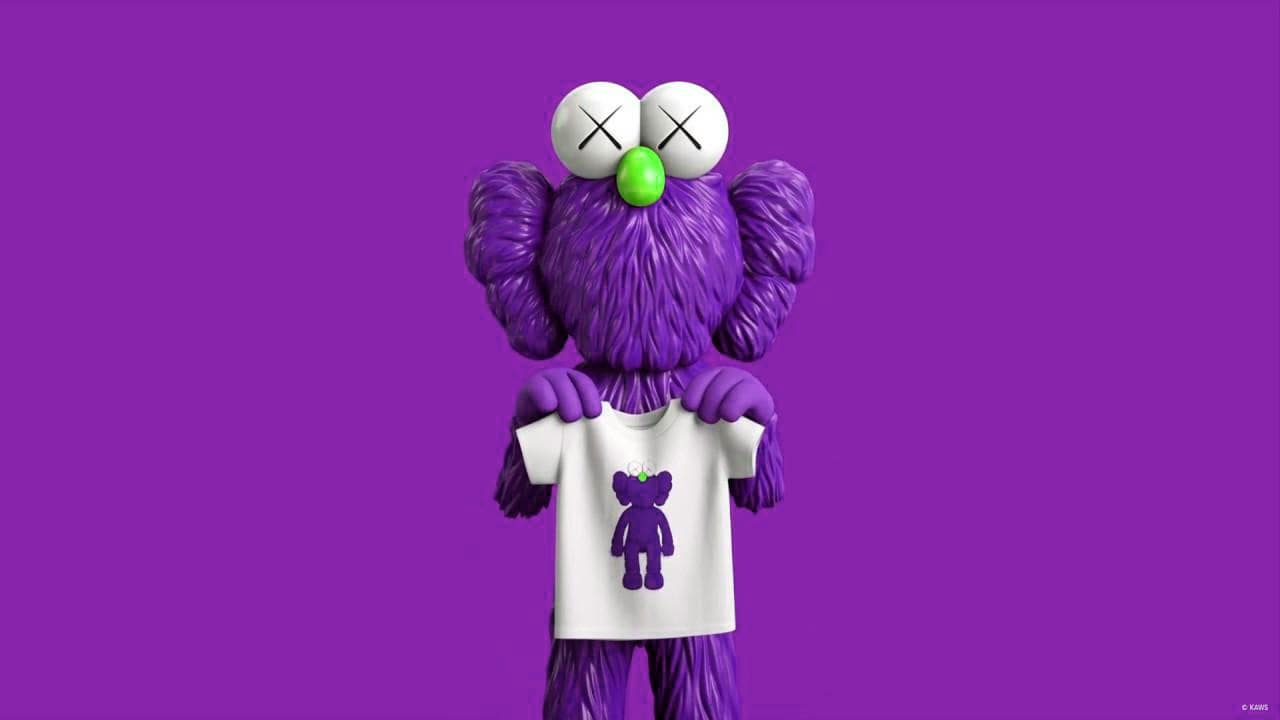 Free download Fortnite KAWS Skeleton Skin Characters Costumes Skins  1024x1024 for your Desktop Mobile  Tablet  Explore 51 Kaws Purple  Wallpapers  Backgrounds Purple Purple Background Purple Backgrounds