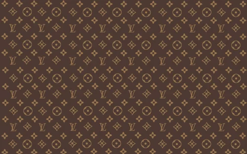 Download Red Supreme And Louis Vuitton Print Wallpaper