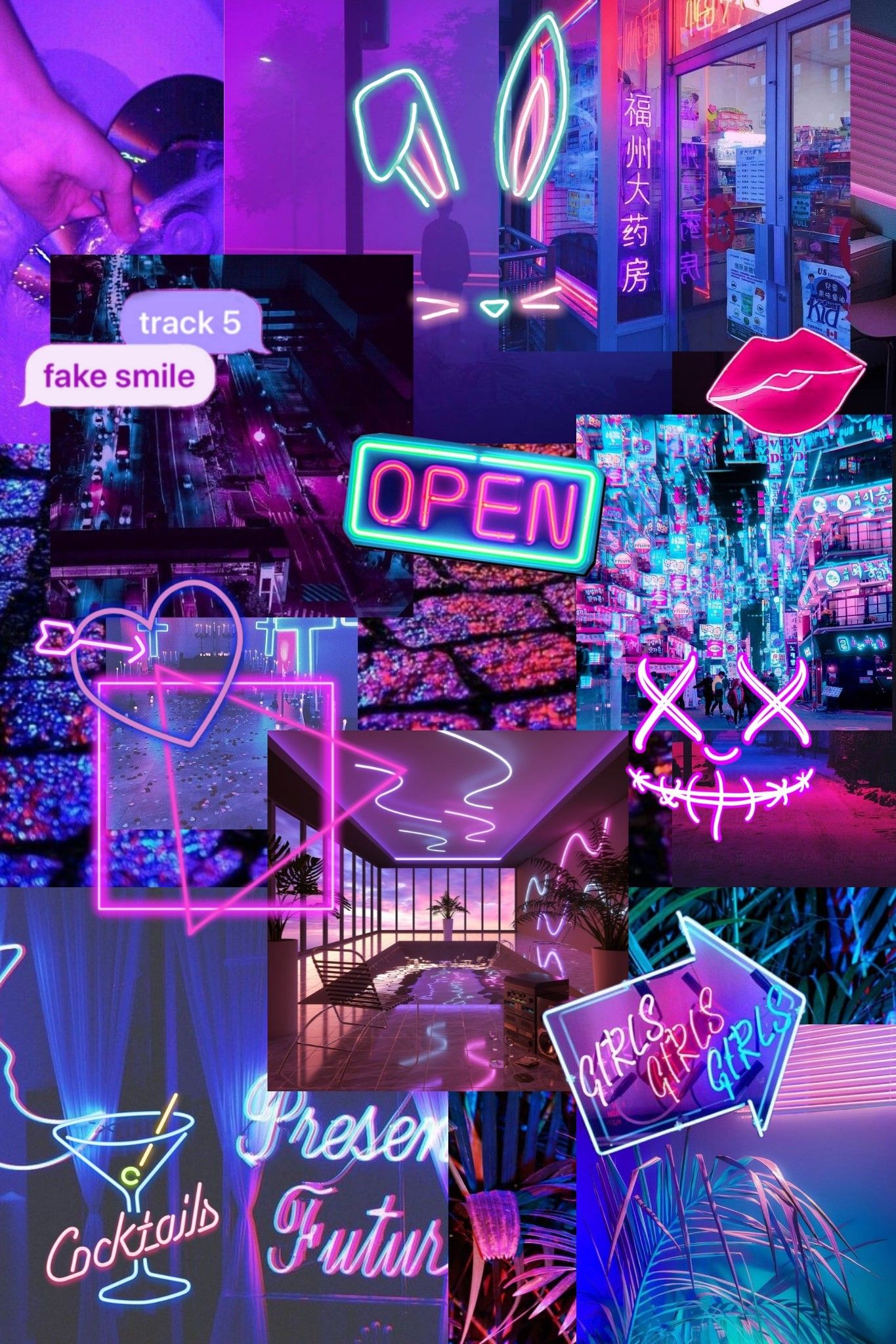 Aesthetic mountain synthwave retrowave wallpaper with a cool and vibrant  neon design, AI Generated 24209350 Stock Photo at Vecteezy