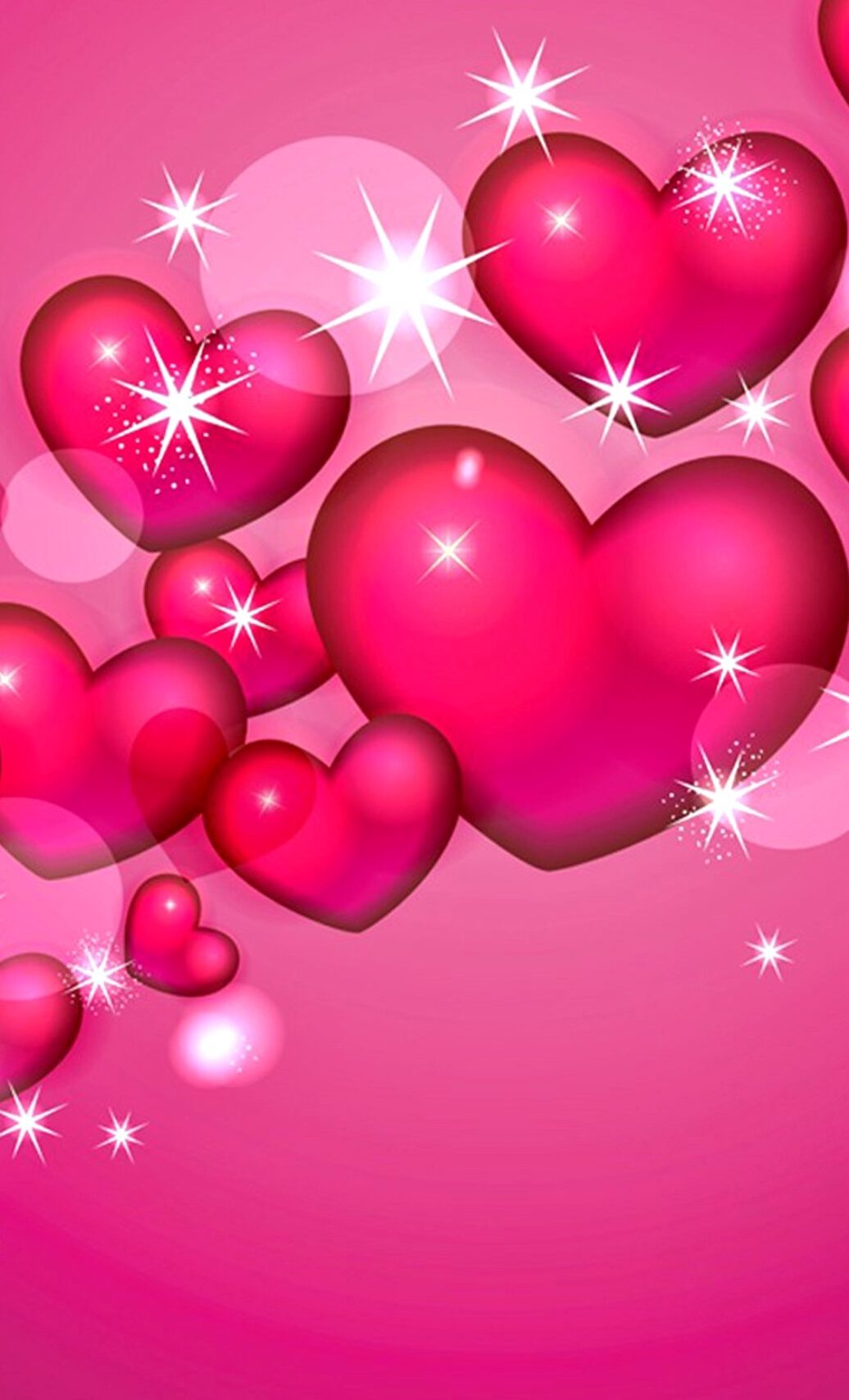 Pink Heart Wallpaper - NawPic