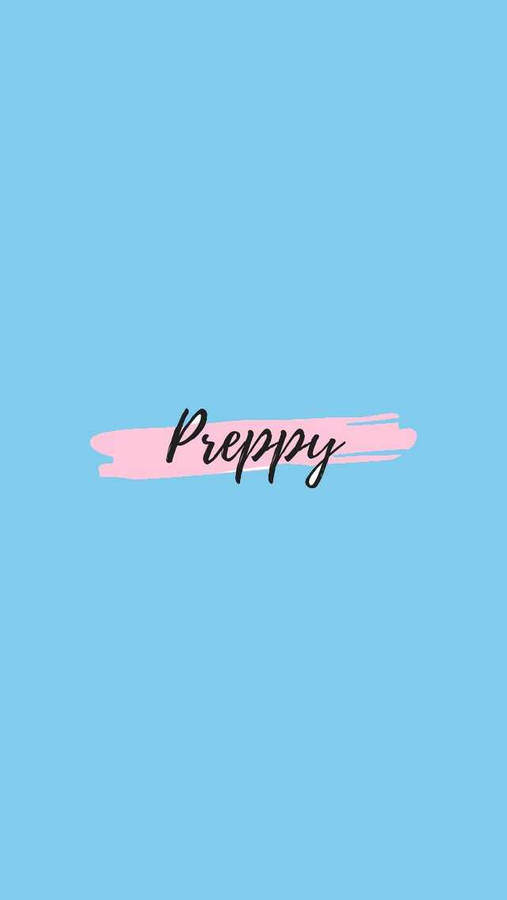 Preppy Blue Wallpaper - NawPic
