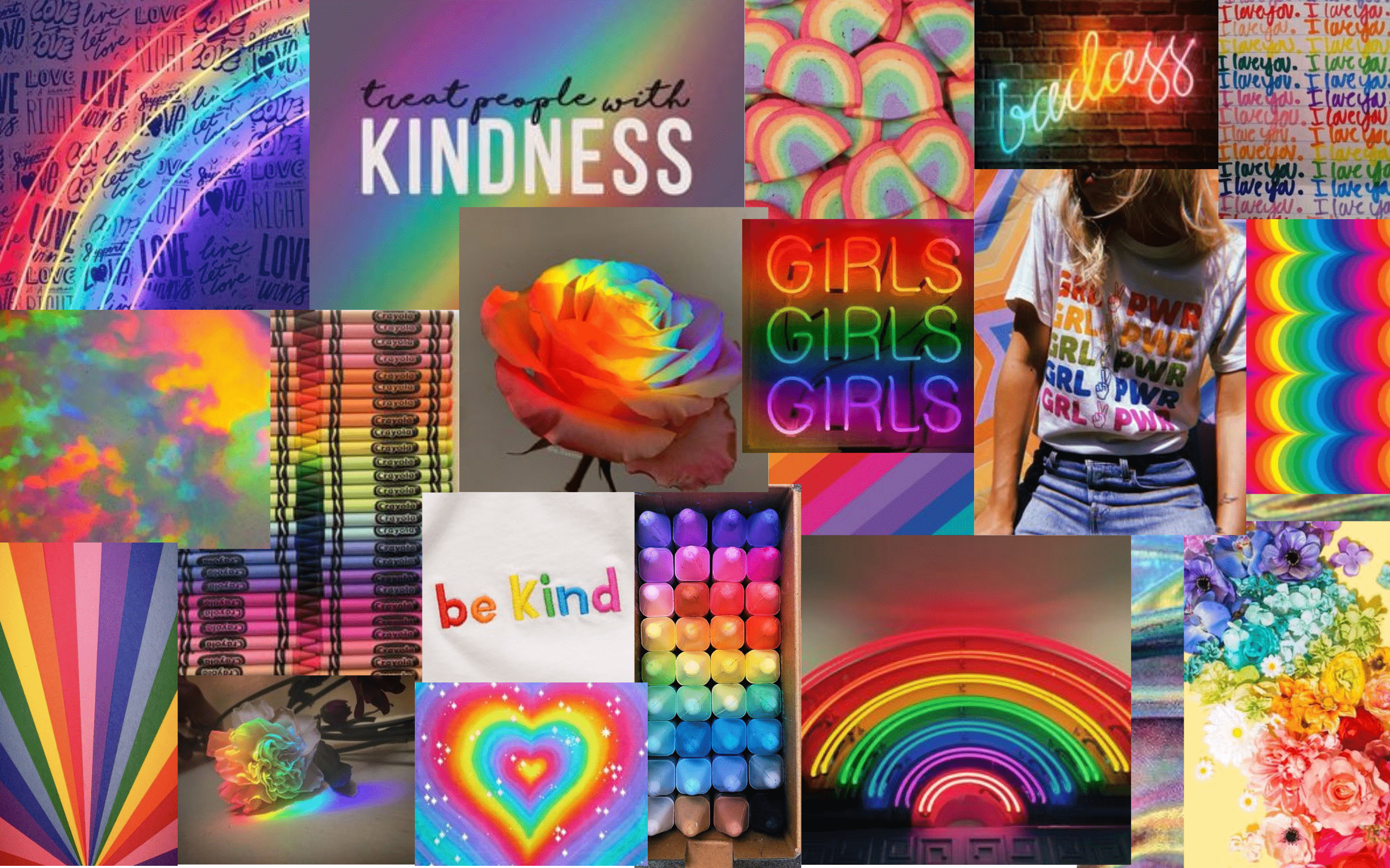 Rainbow Aesthetic Wallpaper Nawpic