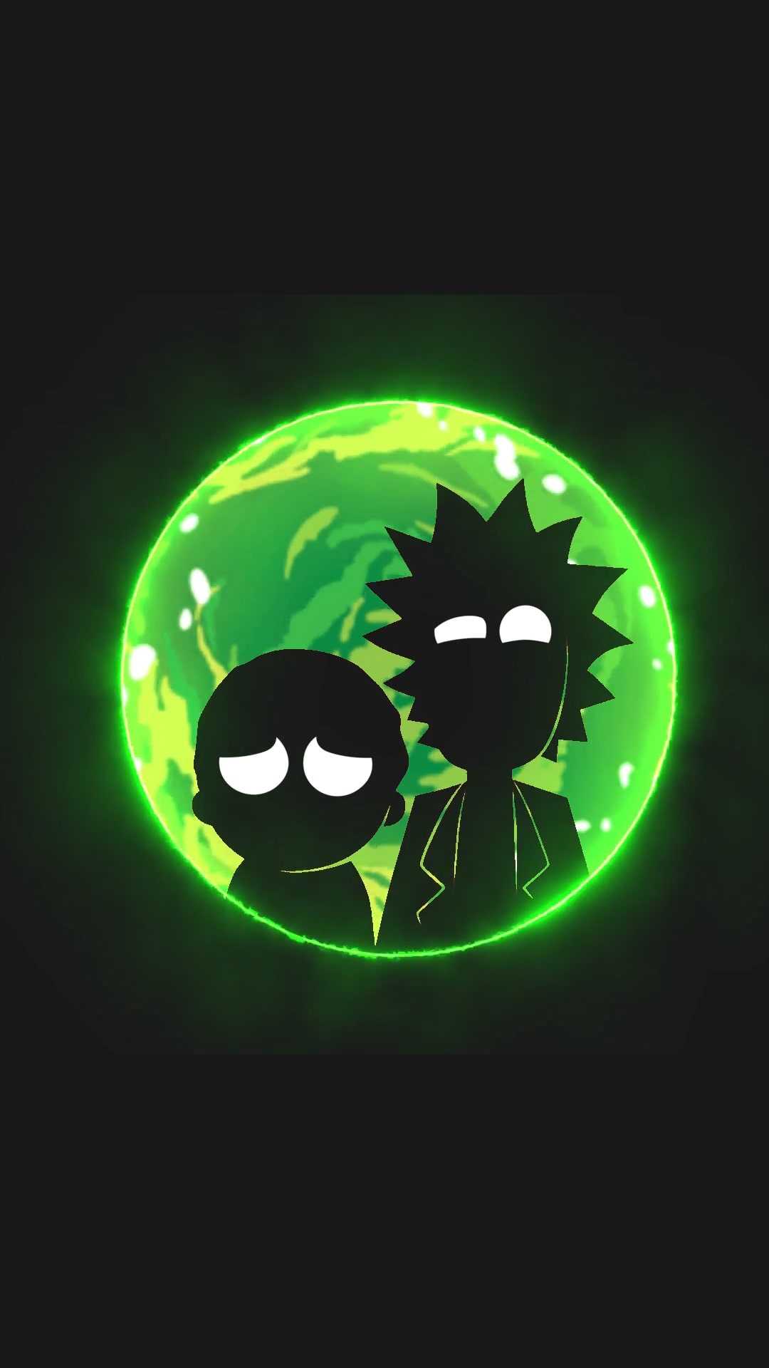 wallpaper iphone rick and morty