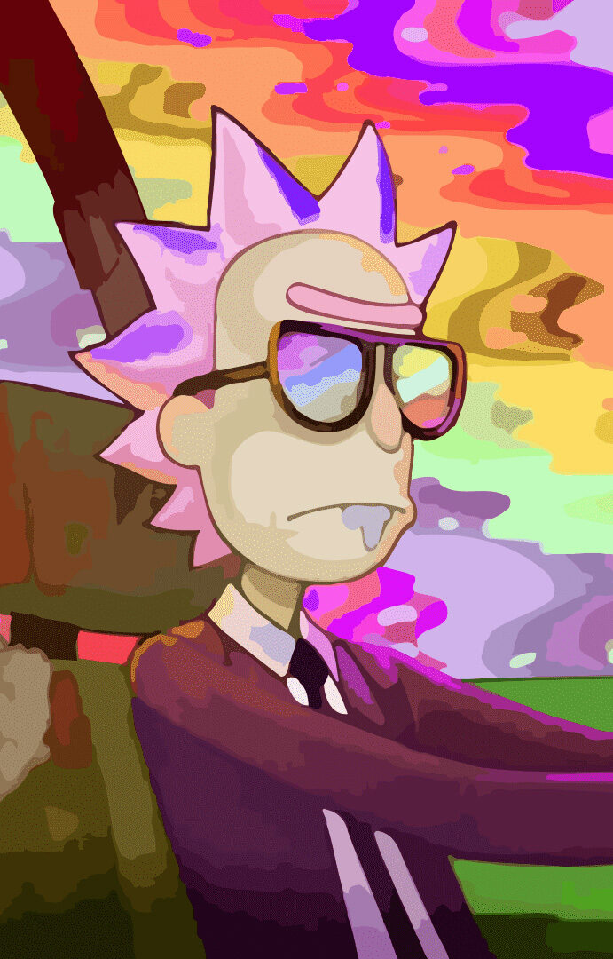 Trippy Rick wallpaper by iAmJonnyStark - Download on ZEDGE™