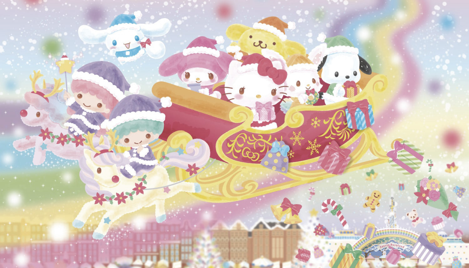 Sanrio Christmas Wallpaper - NawPic