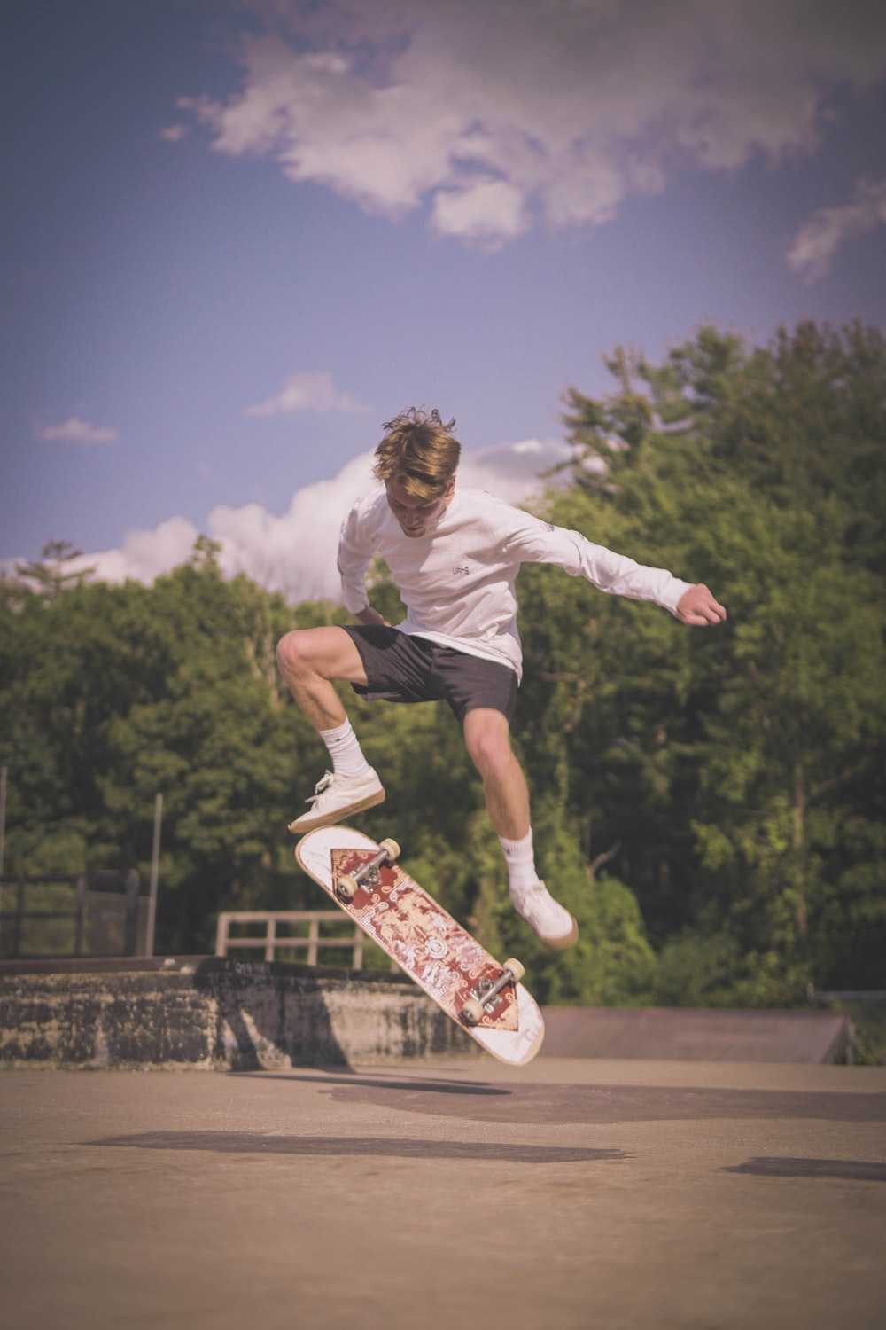 Skateboard Aesthetic Wallpaper Skateboarding Ollie Stock Photo 1865763358   Shutterstock