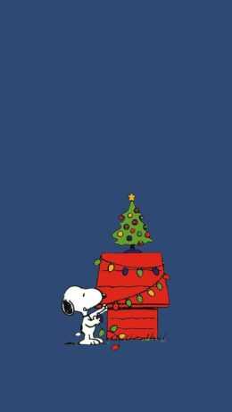 Snoopy Christmas Wallpaper - NawPic