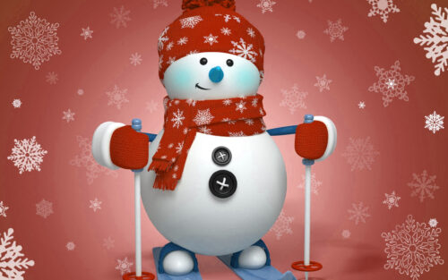 Snowman Wallpaper