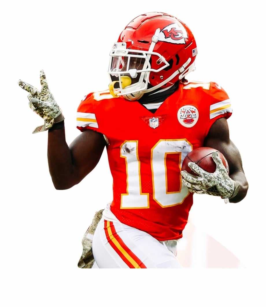 Tyreek Hill Is Jumping High To Catch A Ball Wearing White Red Sports Dress  HD Tyreek Hill Wallpapers  HD Wallpapers  ID 68427